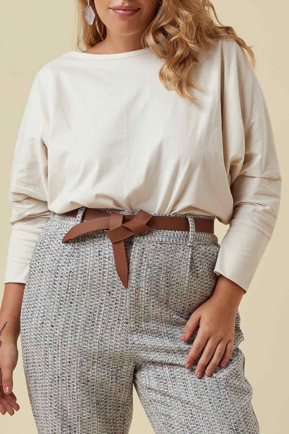 Blusa Peach Morcego