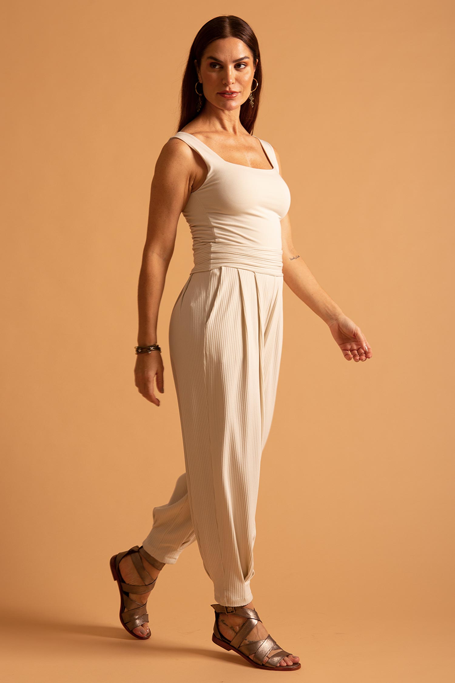 Trio Veste Verão + Calça Istambul + Nova Regata Quadrada