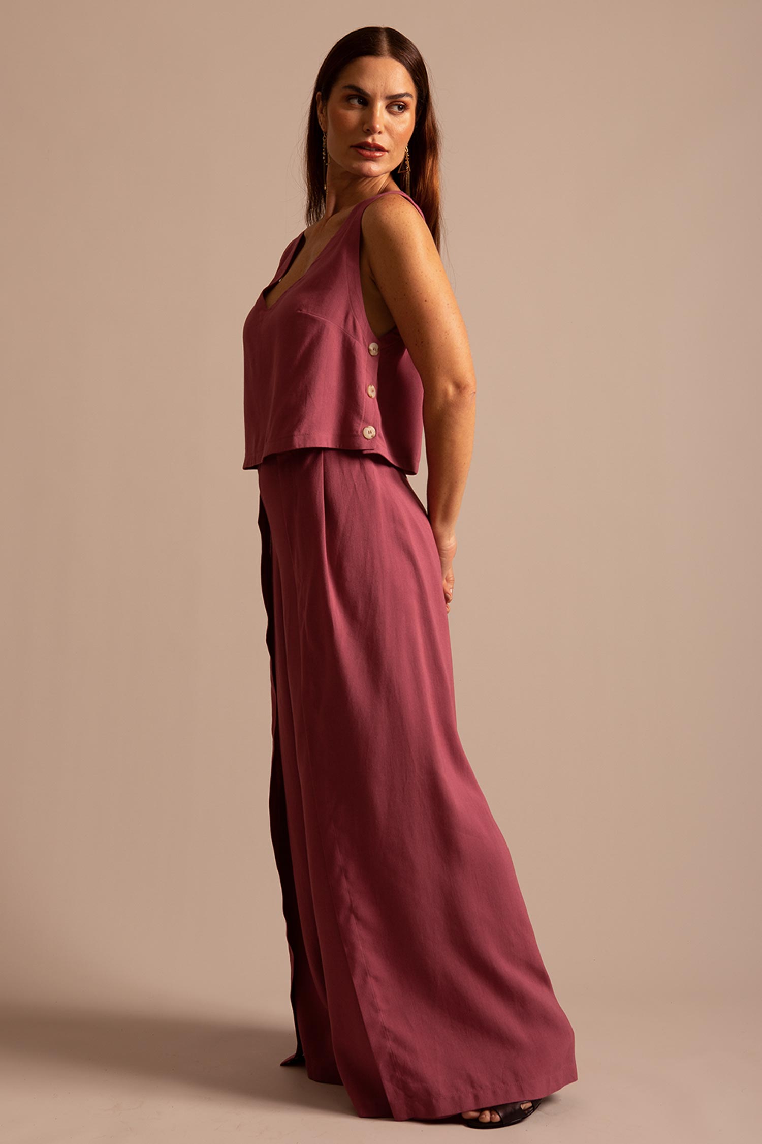 Duo Calça + Blusa Paraty Marsala