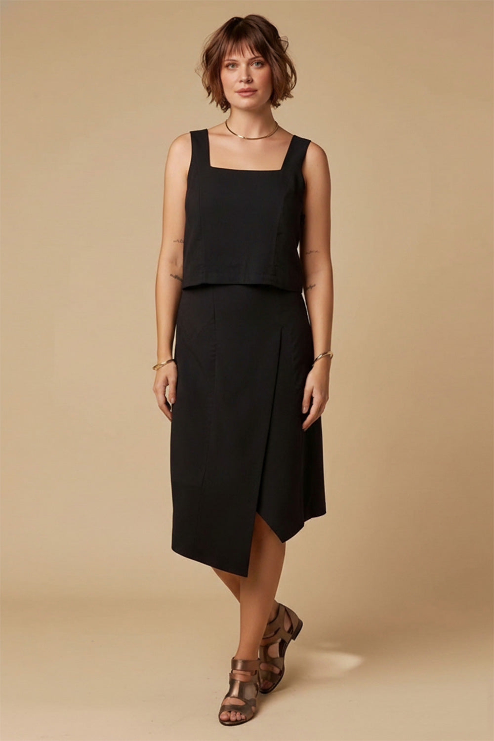 Duo Saia Jun + Blusa Rita Preto