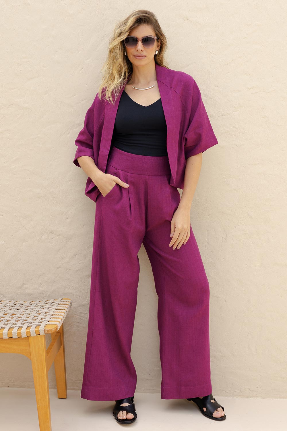 Duo Calça Loke + Veste Beá Berry