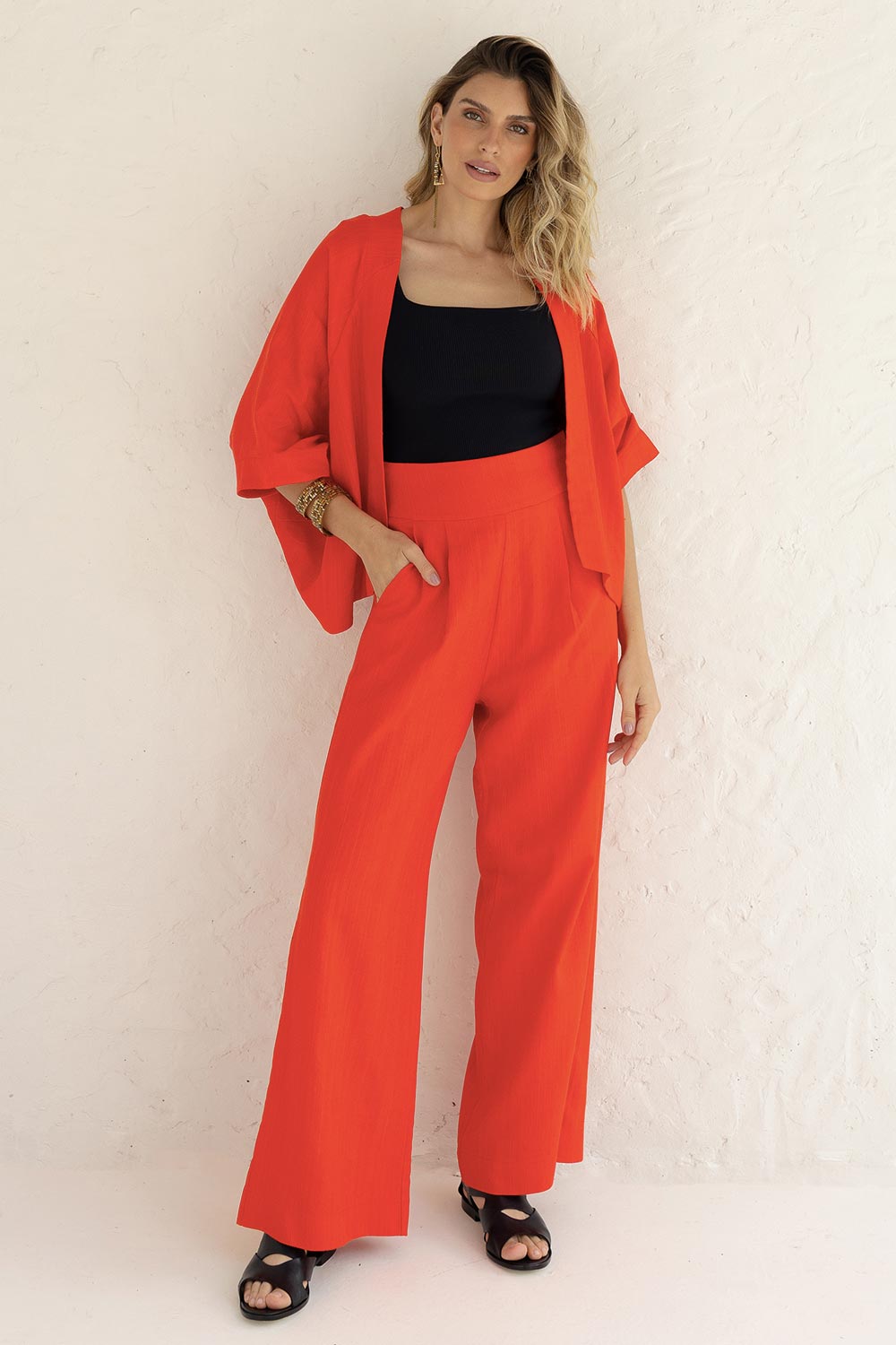 Duo Calça Loke + Veste Beá Tomate