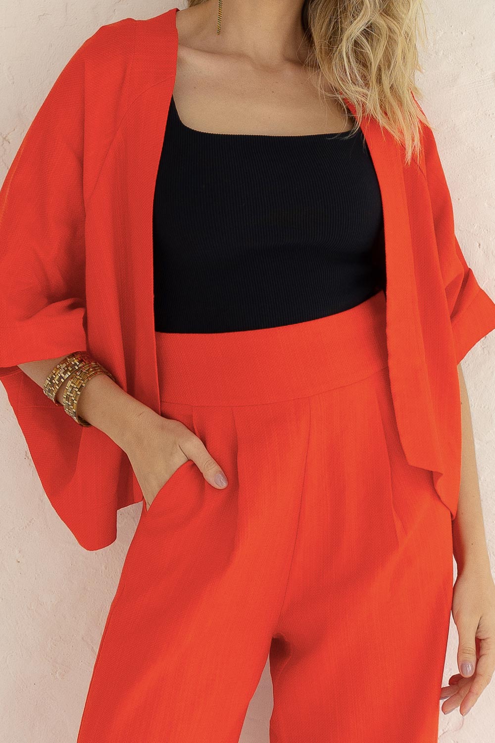 Duo Calça Loke + Veste Beá Tomate