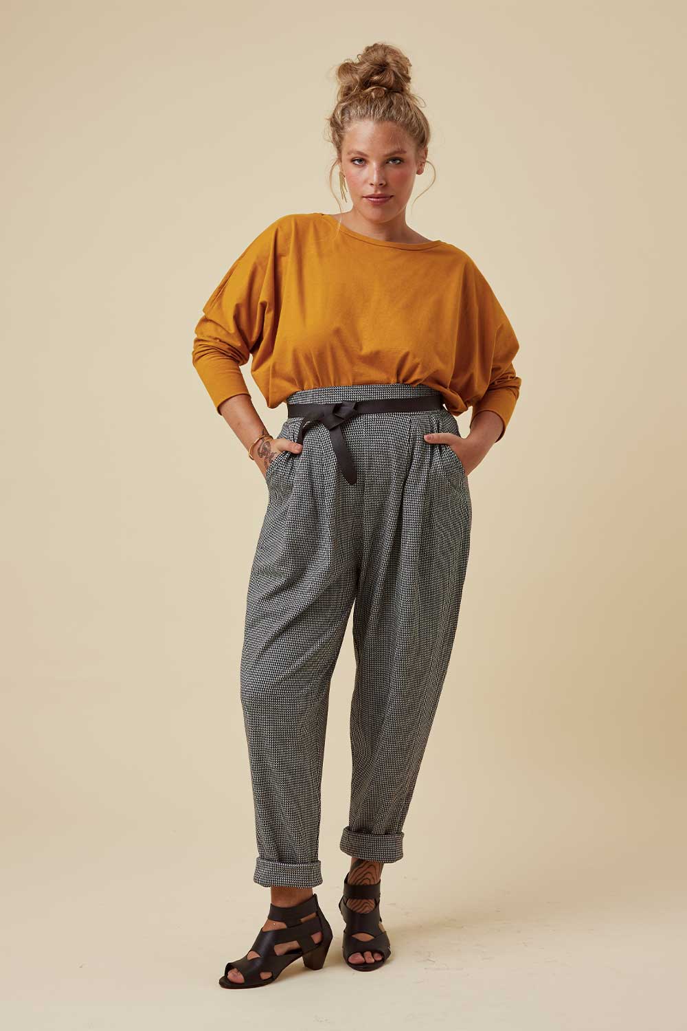 Blusa Peach Morcego